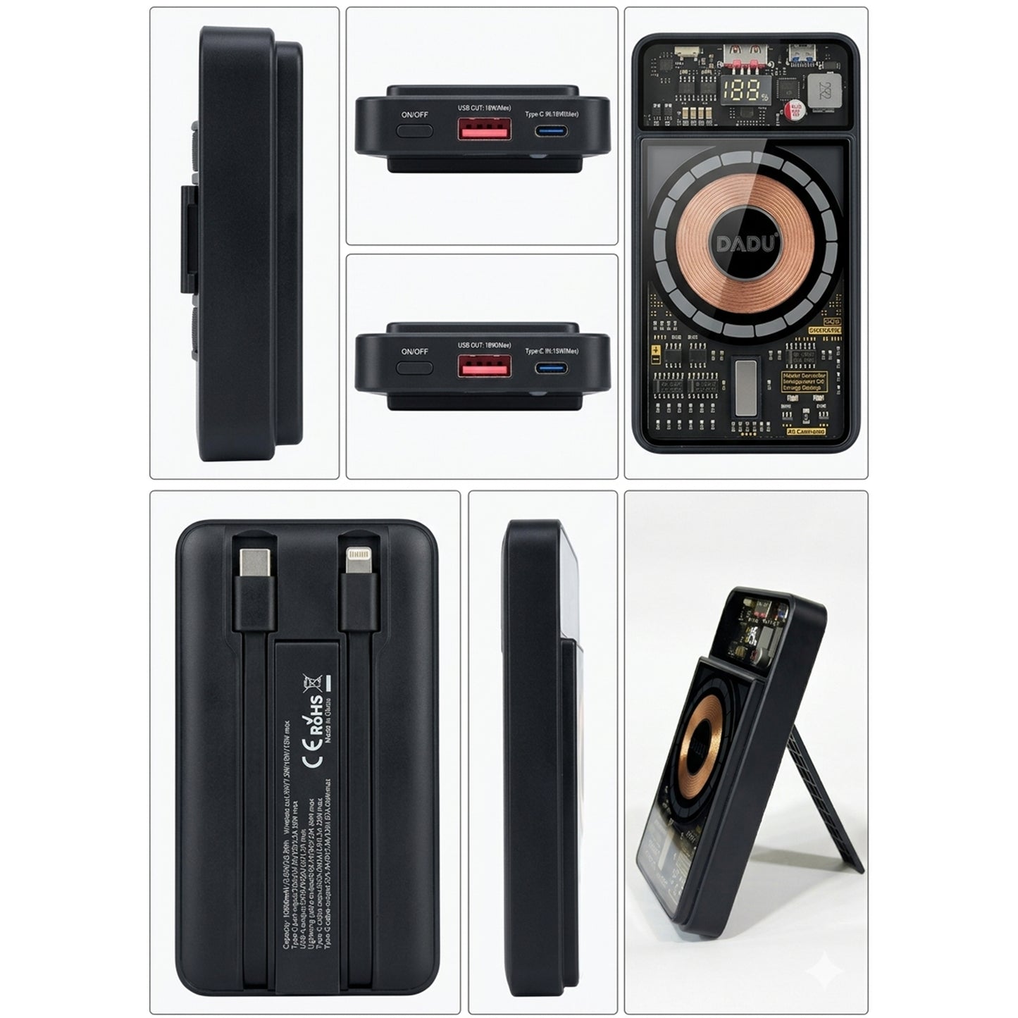 DADU Wireless MagSafe Power Bank 10000mAh