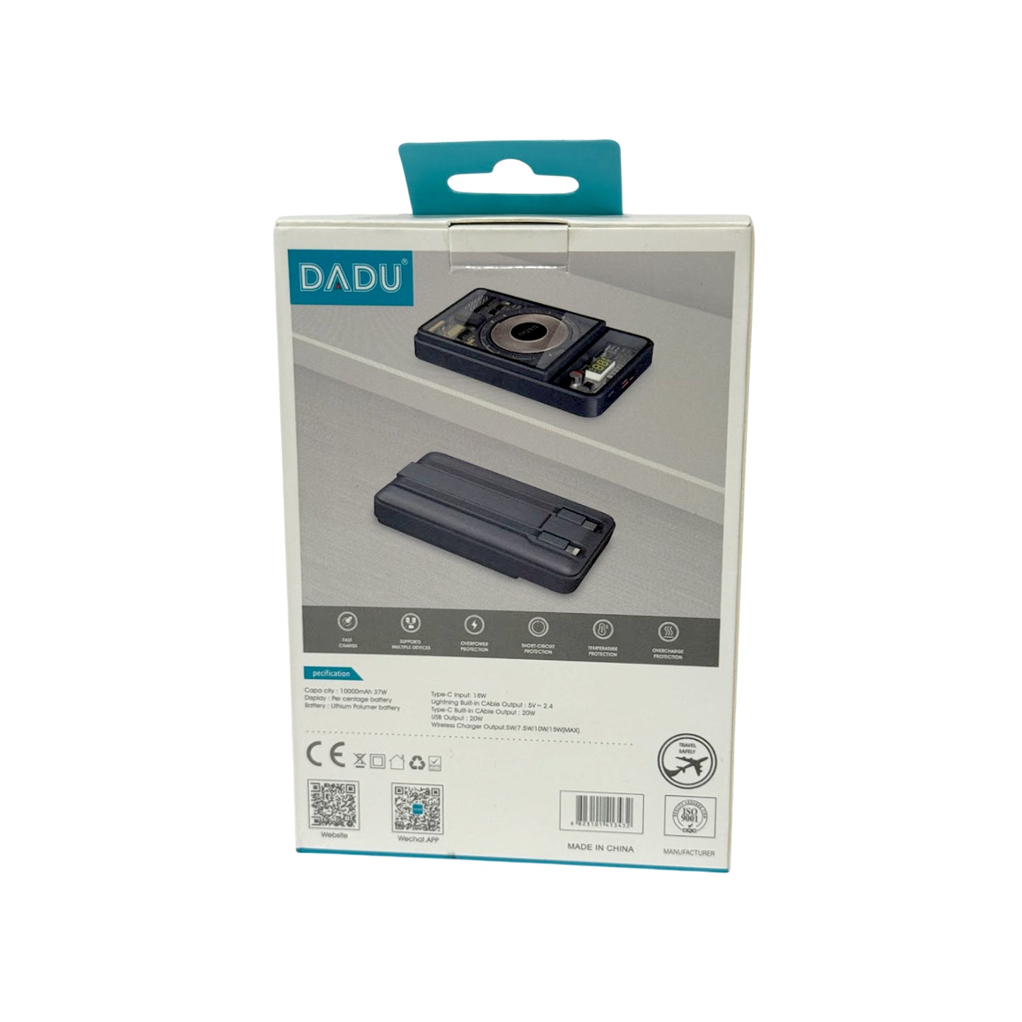 DADU Wireless MagSafe Power Bank 10000mAh